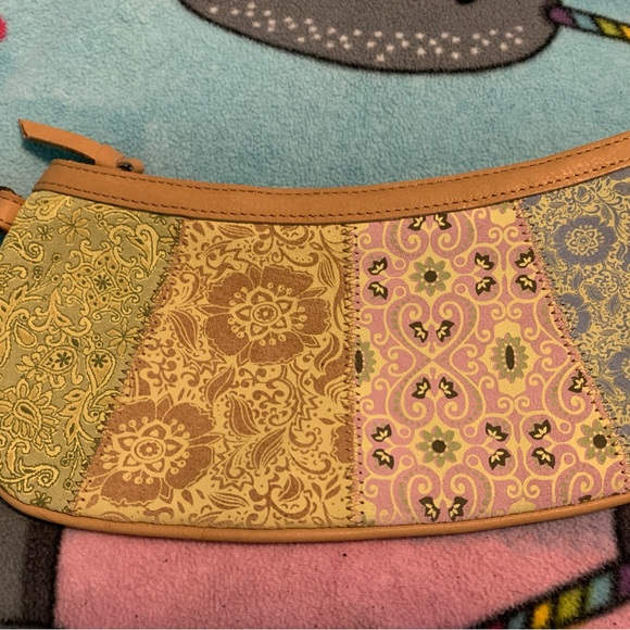 Fossil Siena Printed Leather Vintage Wristlet Clutch NWT - Picture 7 of 7